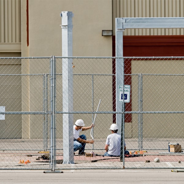 how long can i rent the temporary fence for my work site or event in Keeler